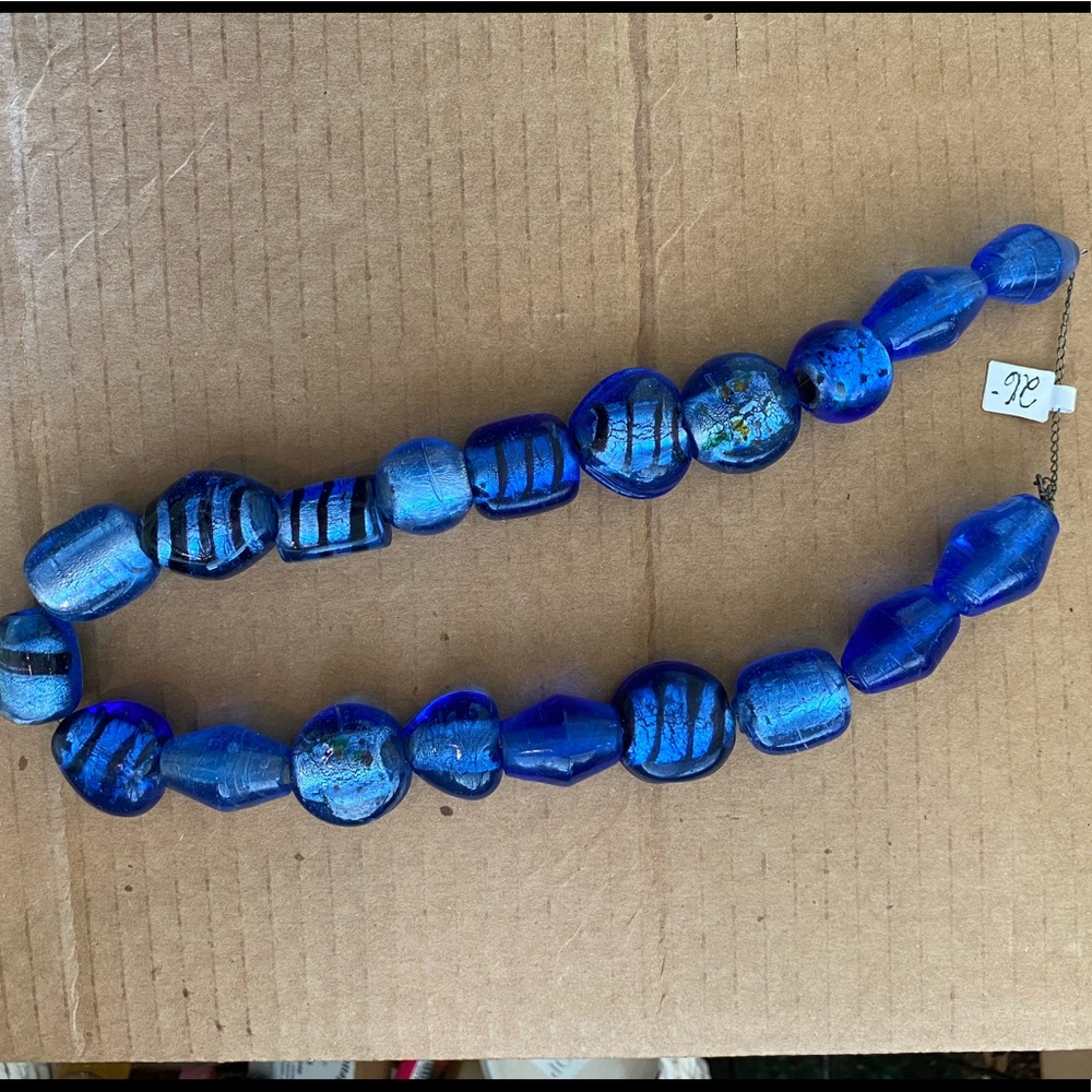 Heavy Blue Necklace